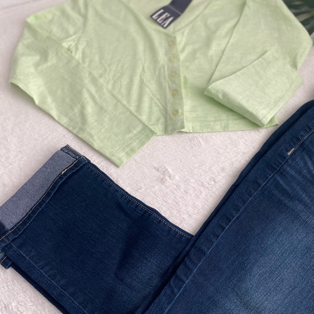 Light Green Crop Top